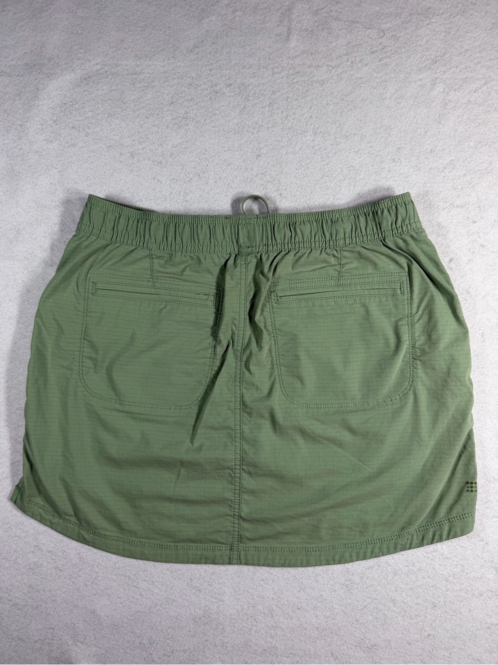 Title Nine Sage Green Adventure Skort Hiking Travel Drawstring Pockets Small - Picture 3 of 11